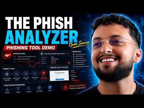 The Phish Analyzer: Open-Source Phishing Email & URL Analysis Tool Demo